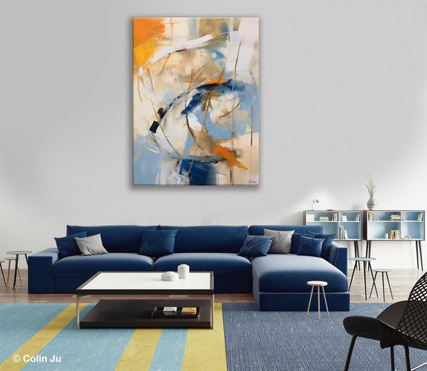Modern Acrylic Paintings, Large Paintings for Living Room, Contemporary Wall Art Paintings, Hand Painted Canvas Art, Original Abstract Art-Grace Painting Crafts