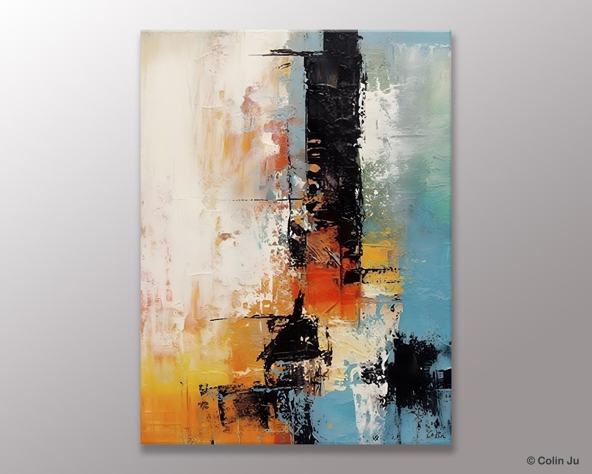 Contemporary Wall Art Paintings, Hand Painted Canvas Art, Original Abstract Art, Modern Acrylic Paintings, Large Paintings for Living Room-Grace Painting Crafts