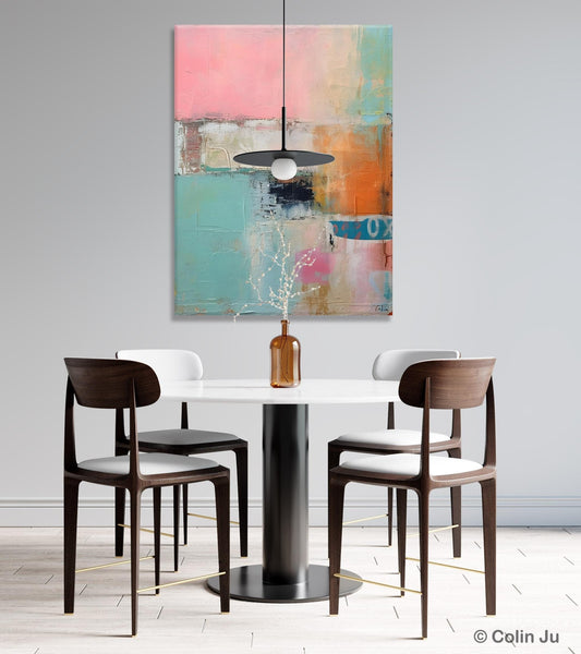 Canvas Paintings for Dining Room, Oversized Modern Wall Art, Acrylic Painting on Canvas, Contemporary Paintings, Original Abstract Paintings-Grace Painting Crafts