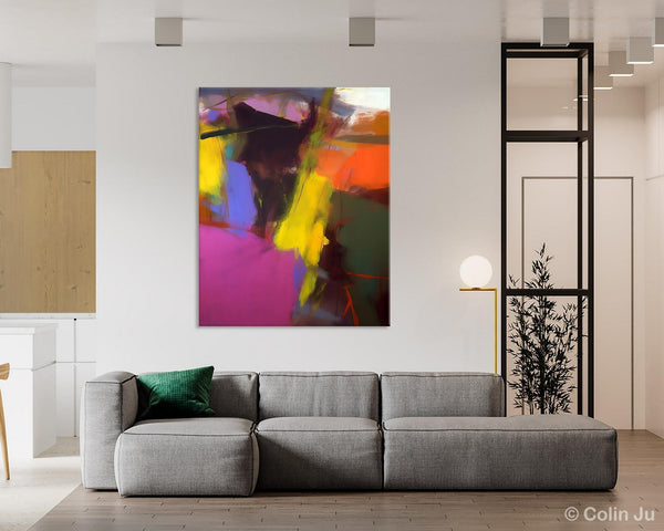 Abstract Paintings for Sale, Modern Wall Art for Living Room, Contemporary Acrylic Paintings, Original Abstract Art, Abstract Art on Canvas-Grace Painting Crafts