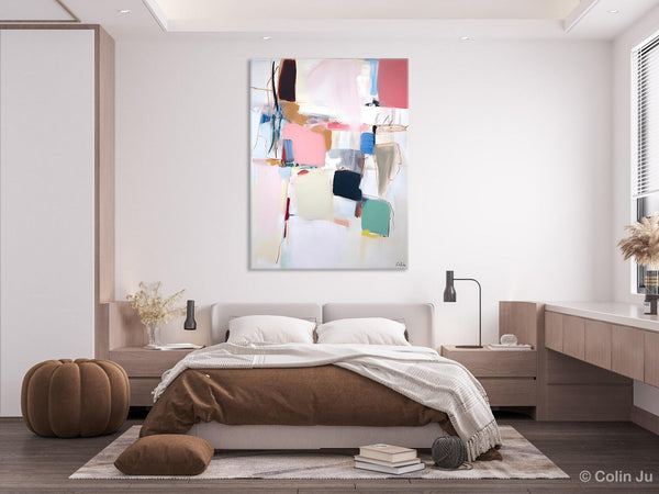 Abstract Painting on Canvas, Contemporary Acrylic Paintings, Extra Large Canvas Painting for Bedroom, Original Abstract Wall Art for Sale-Grace Painting Crafts