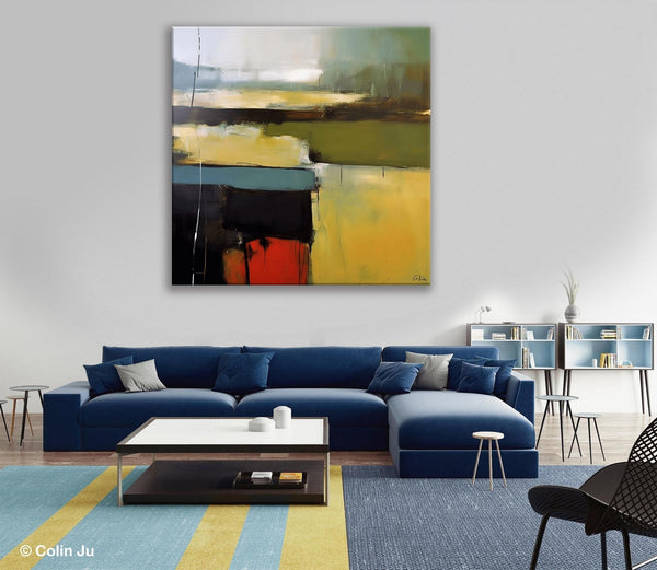 Large Abstract Painting for Bedroom, Original Modern Wall Art Paintings, Modern Acrylic Paintings, Huge Contemporary Canvas Paintings-Grace Painting Crafts