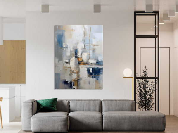 Oversized Contemporary Acrylic Paintings, Modern Abstract Paintings, Original Canvas Wall Art, Extra Large Canvas Painting for Living Room-Grace Painting Crafts