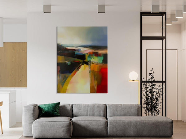 Original Landscape Paintings, Acrylic Painting on Canvas, Extra Large Paintings for Bedroom, Modern Paintings, Large Contemporary Wall Art-Grace Painting Crafts