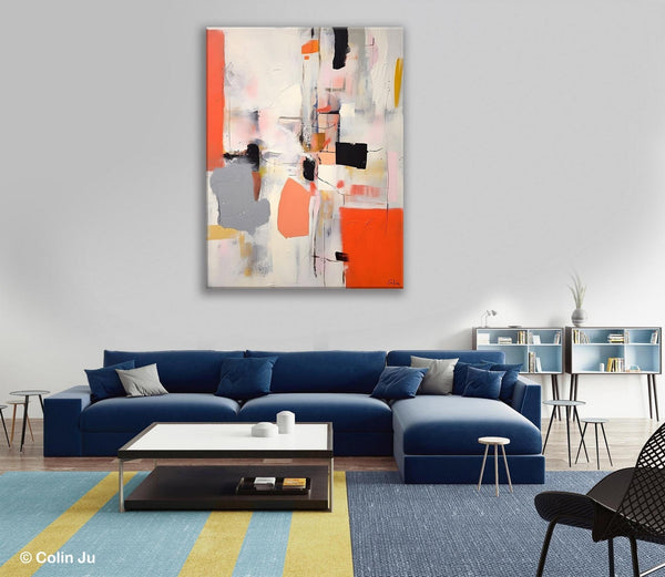 Acrylic Painting on Canvas, Contemporary Painting, Canvas Paintings for Dining Room, Extra Large Modern Wall Art, Original Abstract Painting-Grace Painting Crafts