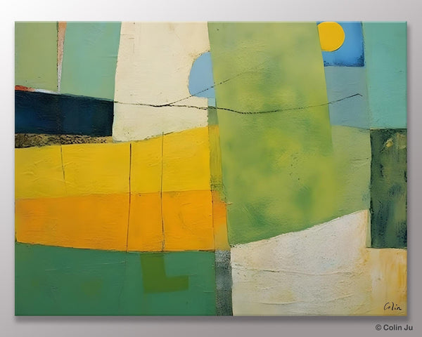 Original Canvas Artwork, Large Wall Art Painting for Dining Room, Contemporary Acrylic Painting on Canvas, Modern Abstract Wall Paintings-Grace Painting Crafts