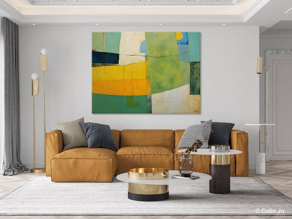Original Canvas Artwork, Large Wall Art Painting for Dining Room, Contemporary Acrylic Painting on Canvas, Modern Abstract Wall Paintings-Grace Painting Crafts