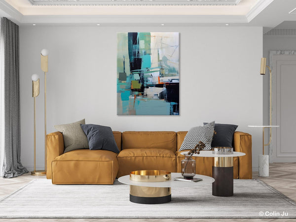 Original Abstract Art, Large Wall Art Painting for Dining Room, Large Modern Canvas Wall Paintings, Hand Painted Acrylic Painting on Canvas-Grace Painting Crafts