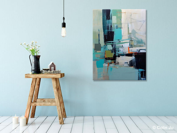 Original Abstract Art, Large Wall Art Painting for Dining Room, Large Modern Canvas Wall Paintings, Hand Painted Acrylic Painting on Canvas-Grace Painting Crafts