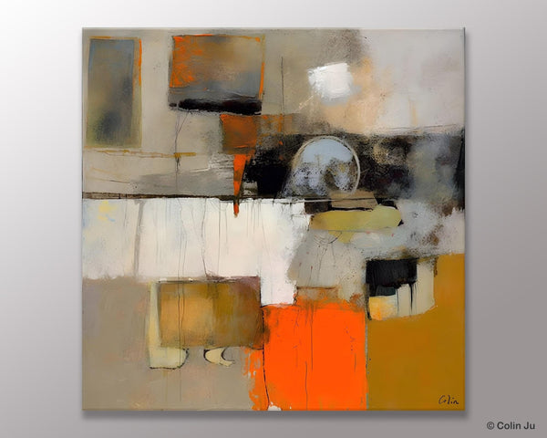 Contemporary Canvas Art, Modern Acrylic Artwork, Buy Art Paintings Online, Original Modern Paintings, Large Abstract Painting for Bedroom-Grace Painting Crafts