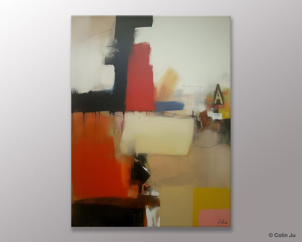Large Contemporary Wall Art, Abstract Wall Paintings, Extra Large Paintings for Bedroom, Hand Painted Canvas Art, Original Modern Painting-Grace Painting Crafts