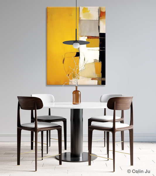 Original Canvas Artwork, Large Wall Art Painting for Dining Room, Oversized Abstract Art Paintings, Contemporary Acrylic Painting on Canvas-Grace Painting Crafts