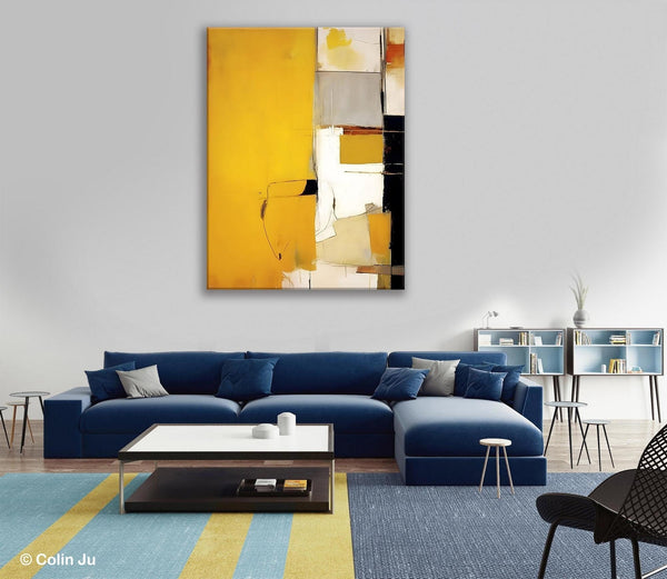 Original Canvas Artwork, Large Wall Art Painting for Dining Room, Oversized Abstract Art Paintings, Contemporary Acrylic Painting on Canvas-Grace Painting Crafts