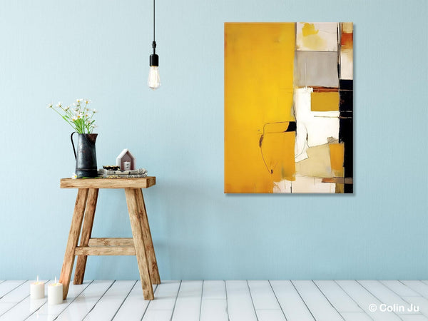 Original Canvas Artwork, Large Wall Art Painting for Dining Room, Oversized Abstract Art Paintings, Contemporary Acrylic Painting on Canvas-Grace Painting Crafts