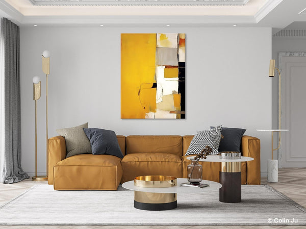 Original Canvas Artwork, Large Wall Art Painting for Dining Room, Oversized Abstract Art Paintings, Contemporary Acrylic Painting on Canvas-Grace Painting Crafts