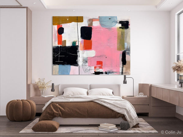 Modern Wall Art Ideas for Bedroom, Large Canvas Paintings, Original Abstract Art, Hand Painted Canvas Art, Contemporary Acrylic Paintings-Grace Painting Crafts