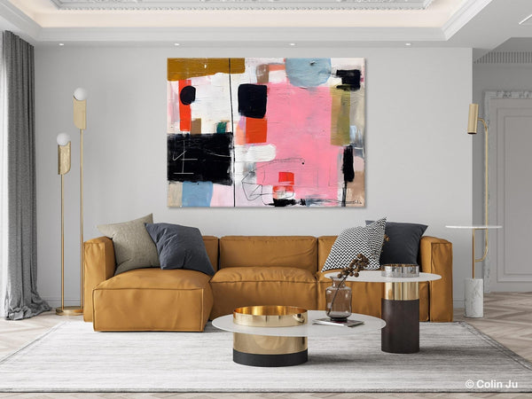 Modern Wall Art Ideas for Bedroom, Large Canvas Paintings, Original Abstract Art, Hand Painted Canvas Art, Contemporary Acrylic Paintings-Grace Painting Crafts