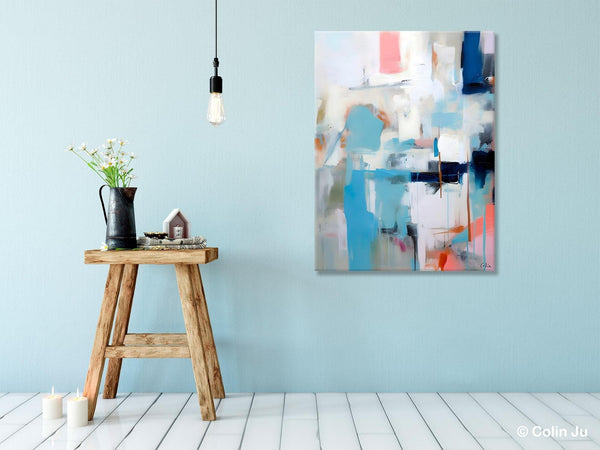 Contemporary Painting, Canvas Paintings for Dining Room, Acrylic Painting on Canvas, Extra Large Modern Wall Art, Original Abstract Painting-Grace Painting Crafts