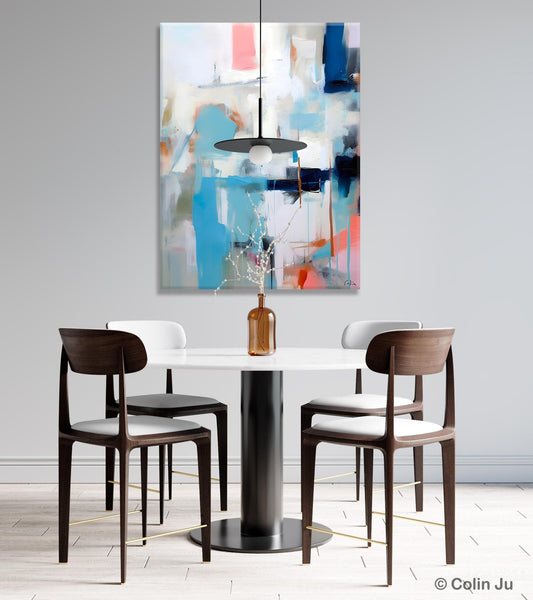 Contemporary Painting, Canvas Paintings for Dining Room, Acrylic Painting on Canvas, Extra Large Modern Wall Art, Original Abstract Painting-Grace Painting Crafts
