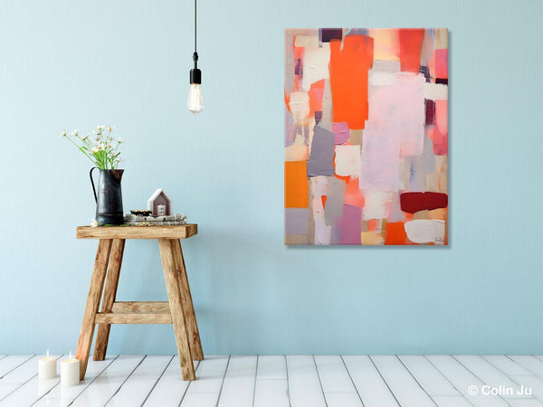Abstract Wall Paintings, Heavy Texture Canvas Art, Large Contemporary Wall Art, Extra Large Paintings for Bedroom, Original Modern Painting-Grace Painting Crafts