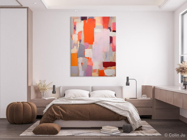 Abstract Wall Paintings, Heavy Texture Canvas Art, Large Contemporary Wall Art, Extra Large Paintings for Bedroom, Original Modern Painting-Grace Painting Crafts