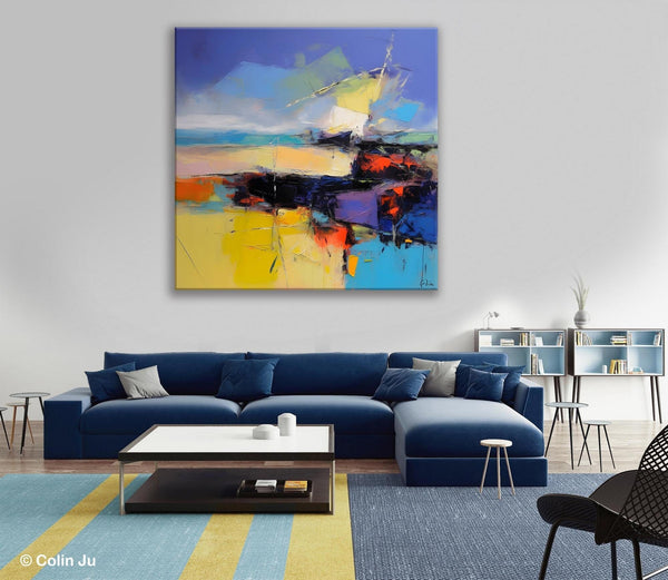 Modern Acrylic Artwork, Buy Art Paintings Online, Contemporary Canvas Art, Original Modern Paintings, Large Abstract Painting for Bedroom-Grace Painting Crafts