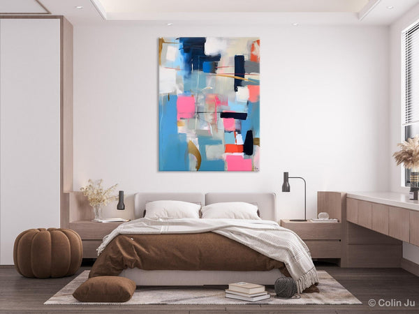 Modern Wall Art Paintings, Canvas Paintings for Bedroom, Contemporary Acrylic Painting on Canvas, Large Original Art, Buy Wall Art Online-Grace Painting Crafts