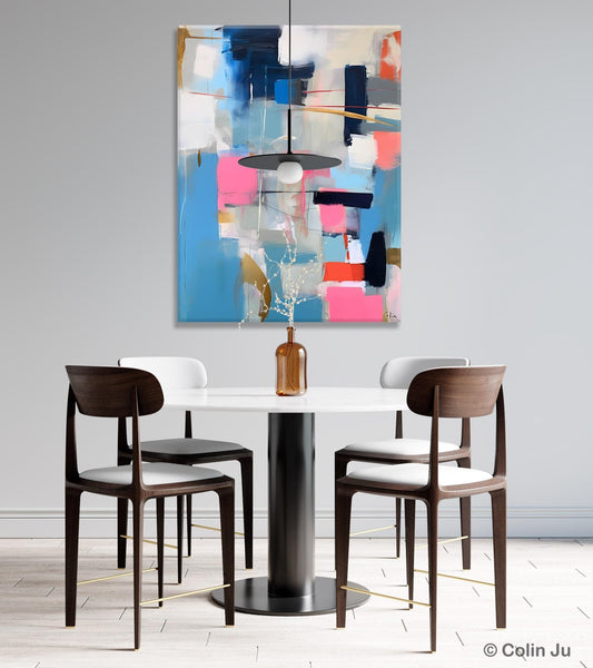 Modern Wall Art Paintings, Canvas Paintings for Bedroom, Contemporary Acrylic Painting on Canvas, Large Original Art, Buy Wall Art Online-Grace Painting Crafts