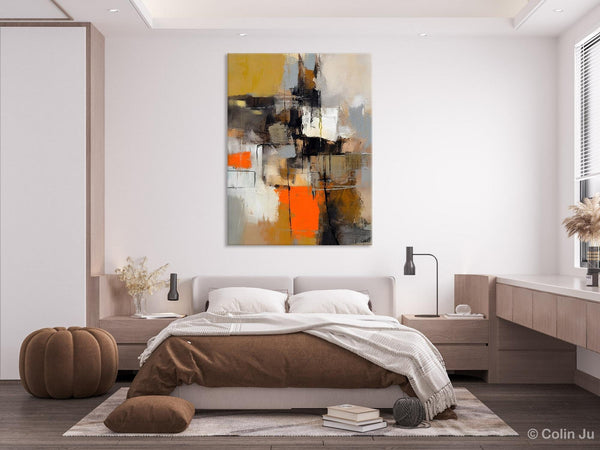 Acrylic Painting on Canvas, Modern Paintings, Extra Large Paintings for Dining Room, Large Contemporary Wall Art, Original Abstract Painting-Grace Painting Crafts