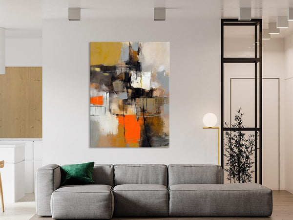 Acrylic Painting on Canvas, Modern Paintings, Extra Large Paintings for Dining Room, Large Contemporary Wall Art, Original Abstract Painting-Grace Painting Crafts