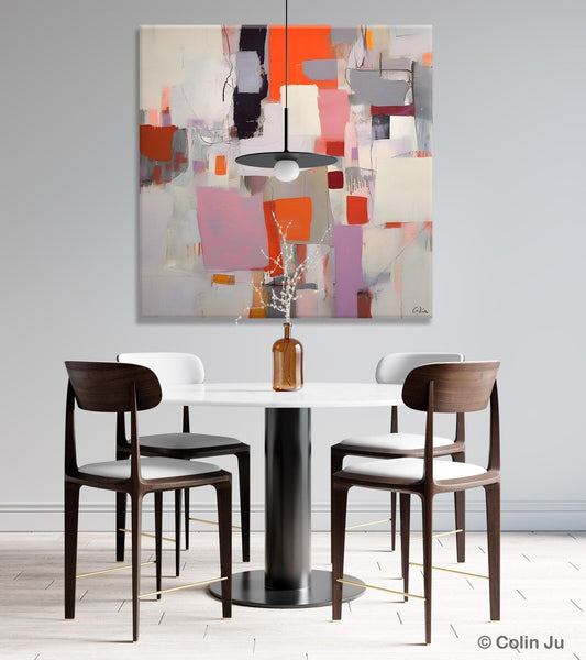 Modern Acrylic Artwork, Original Modern Paintings, Contemporary Canvas Art, Heavy Texture Canvas Art, Large Abstract Painting for Bedroom-Grace Painting Crafts