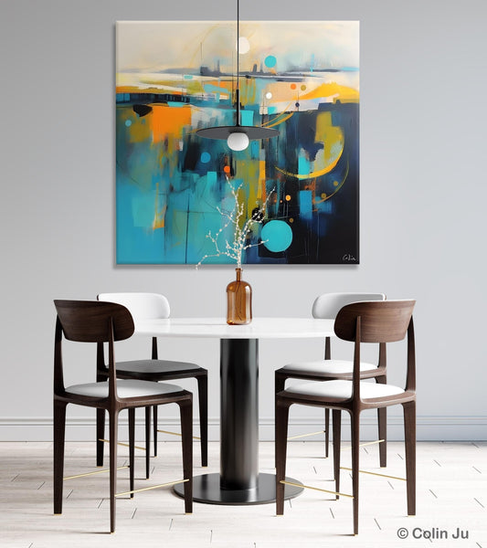 Extra Large Abstract Painting for Living Room, Acrylic Canvas Paintings, Original Modern Wall Art, Oversized Contemporary Acrylic Paintings-Grace Painting Crafts