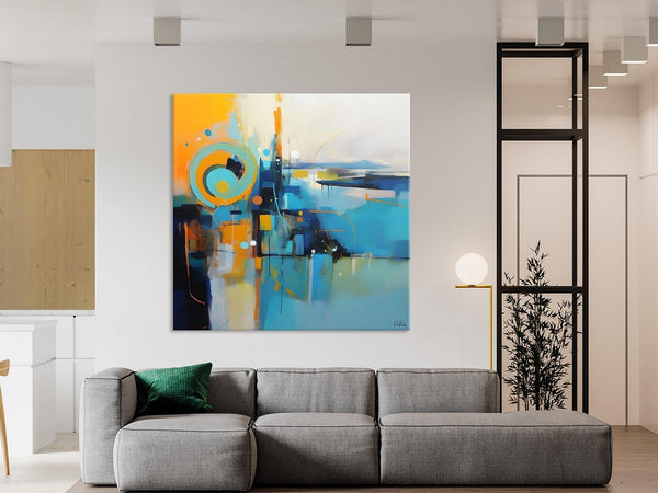 Modern Acrylic Paintings, Large Abstract Painting for Bedroom, Original Modern Wall Art Paintings, Oversized Contemporary Canvas Paintings-Grace Painting Crafts