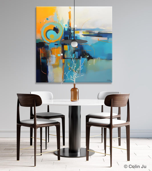 Modern Acrylic Paintings, Large Abstract Painting for Bedroom, Original Modern Wall Art Paintings, Oversized Contemporary Canvas Paintings-Grace Painting Crafts