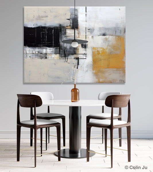 Modern Abstract Art Paintings, Extra Large Canvas Painting for Bedroom, Original Canvas Wall Art, Oversized Contemporary Acrylic Paintings-Grace Painting Crafts