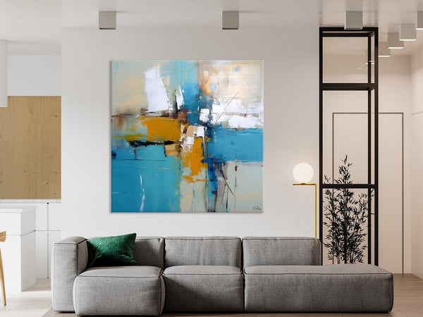Large Abstract Painting for Bedroom, Original Modern Wall Art Paintings, Oversized Contemporary Canvas Paintings, Modern Acrylic Artwork-Grace Painting Crafts