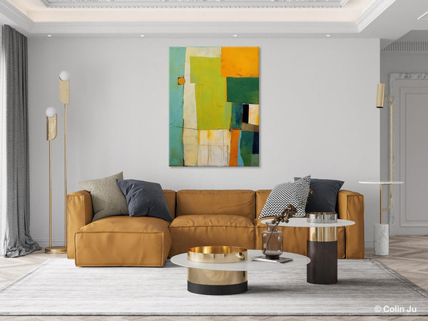 Simple Modern Wall Art, Oversized Contemporary Acrylic Paintings, Extra Large Canvas Painting for Living Room, Original Abstract Paintings-Grace Painting Crafts