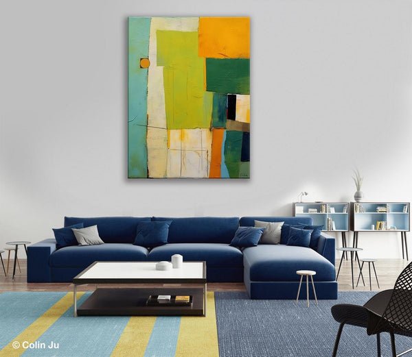 Simple Modern Wall Art, Oversized Contemporary Acrylic Paintings, Extra Large Canvas Painting for Living Room, Original Abstract Paintings-Grace Painting Crafts