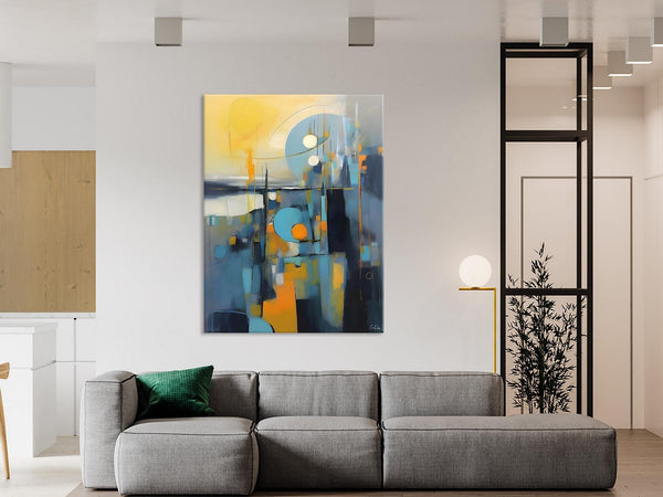 Extra Large Painting for Sale, Oversized Contemporary Acrylic Paintings, Extra Large Canvas Painting for Bedroom, Original Abstract Painting-Grace Painting Crafts