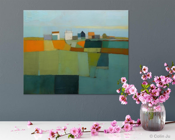 Abstract Landscape Painting on Canvas, Extra Large Landacape Wall Art for Living Room, Original Abstract Wall Art, Acrylic Painting for Sale-Grace Painting Crafts