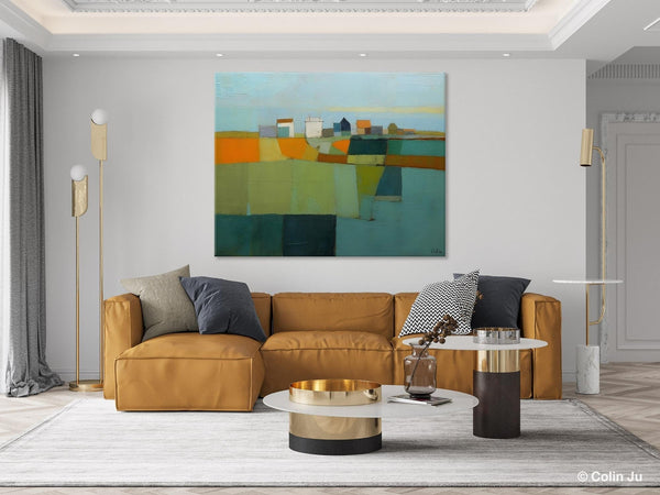 Abstract Landscape Painting on Canvas, Extra Large Landacape Wall Art for Living Room, Original Abstract Wall Art, Acrylic Painting for Sale-Grace Painting Crafts