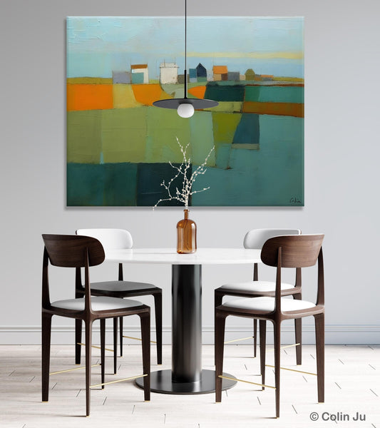 Abstract Landscape Painting on Canvas, Extra Large Landacape Wall Art for Living Room, Original Abstract Wall Art, Acrylic Painting for Sale-Grace Painting Crafts