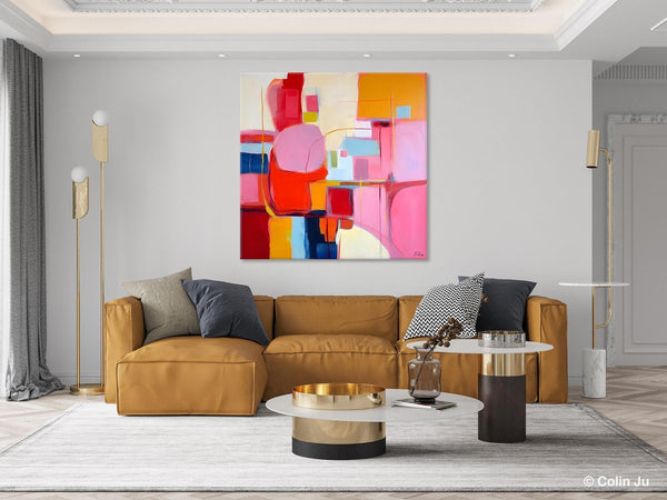 Ultra Modern Acrylic Paintings, Abstract Painting for Bedroom, Original Modern Wall Art Paintings, Oversized Contemporary Canvas Paintings-Grace Painting Crafts