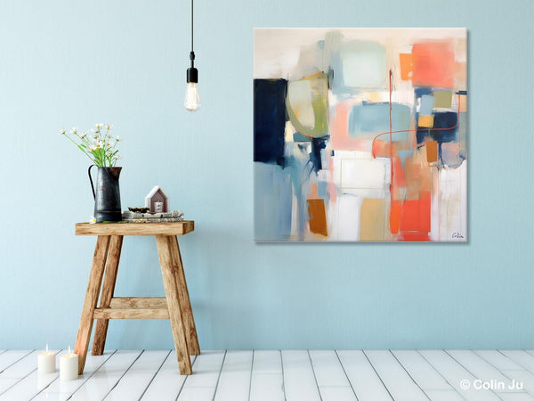 Large Abstract Painting for Bedroom, Original Modern Paintings, Contemporary Canvas Art, Modern Acrylic Artwork, Buy Art Paintings Online-Grace Painting Crafts