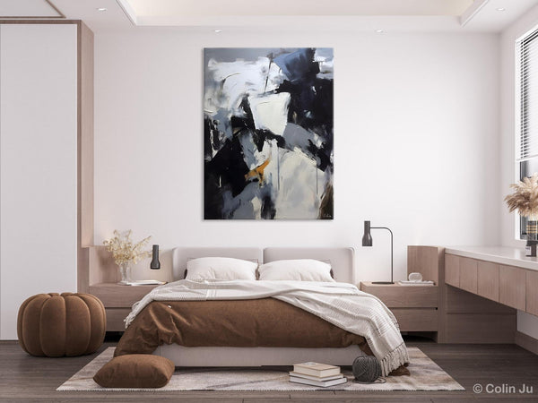 Extra Large Painting on Canvas, Contemporary Acrylic Paintings, Extra Large Canvas Paintings for Bedroom, Large Original Abstract Wall Art-Grace Painting Crafts