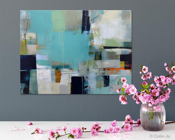 Modern Wall Art Ideas for Living Room, Extra Large Canvas Paintings, Original Abstract Painting, Impasto Art, Contemporary Acrylic Paintings-Grace Painting Crafts
