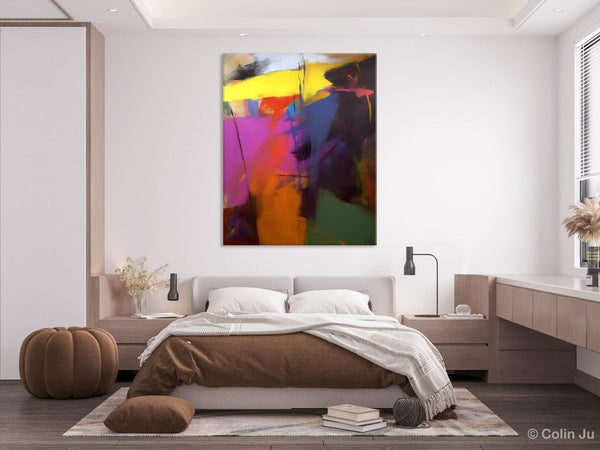 Extra Large Abstract Painting for Dining Room, Large Original Abstract Wall Art, Contemporary Acrylic Paintings, Abstract Painting on Canvas-Grace Painting Crafts