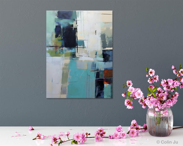 Large Contemporary Wall Art, Acrylic Painting on Canvas, Modern Paintings, Extra Large Paintings for Dining Room, Original Abstract Painting-Grace Painting Crafts