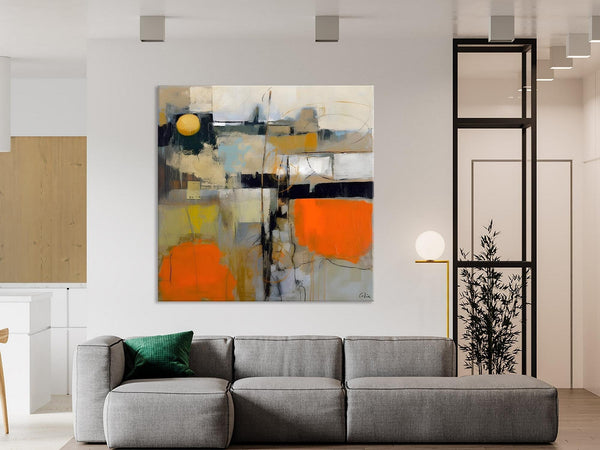 Modern Acrylic Artwork, Original Modern Art, Heavy Texture Canvas Paintings, Contemporary Canvas Art, Large Abstract Painting for Bedroom-Grace Painting Crafts
