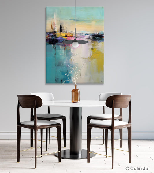 Heavy Texture Canvas Art, Abstract Paintings, Large Contemporary Wall Art, Extra Large Paintings for Living Room, Original Modern Painting-Grace Painting Crafts